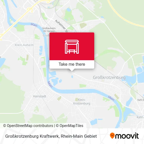 Карта Großkrotzenburg Kraftwerk
