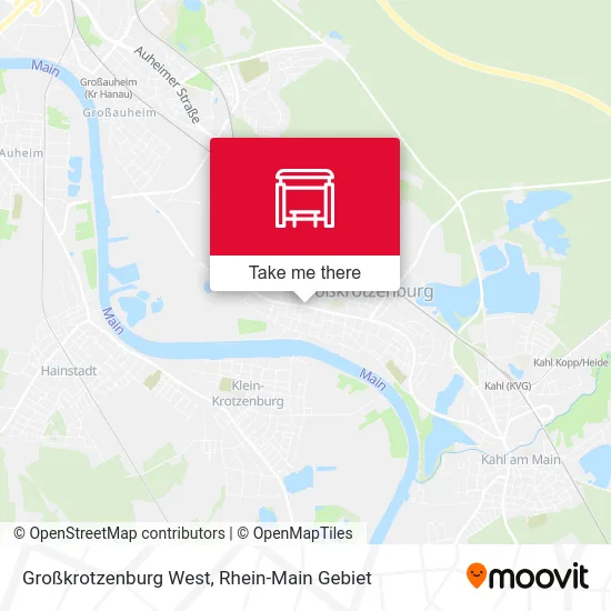 Карта Großkrotzenburg West