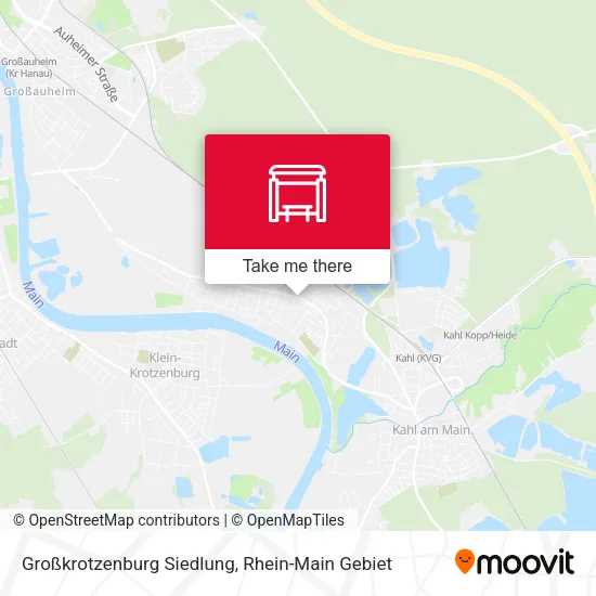 Карта Großkrotzenburg Siedlung