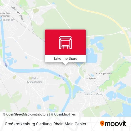 Карта Großkrotzenburg Siedlung
