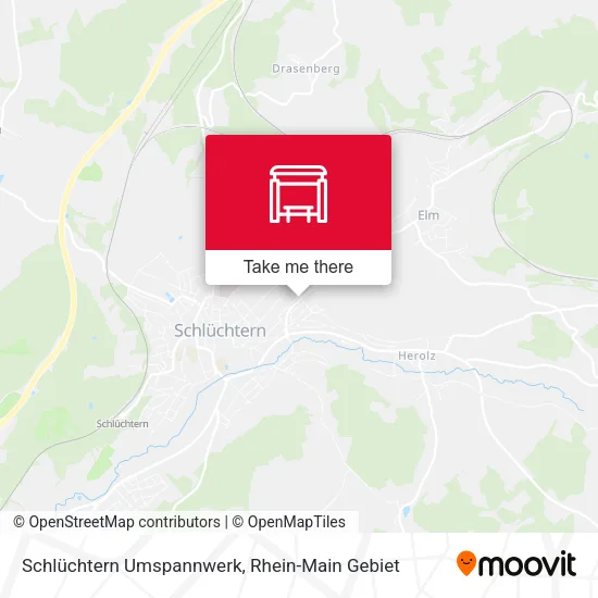 Карта Schlüchtern Umspannwerk