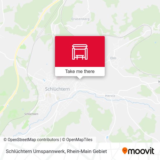 Карта Schlüchtern Umspannwerk