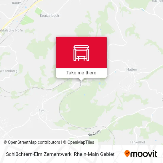 Карта Schlüchtern-Elm Zementwerk