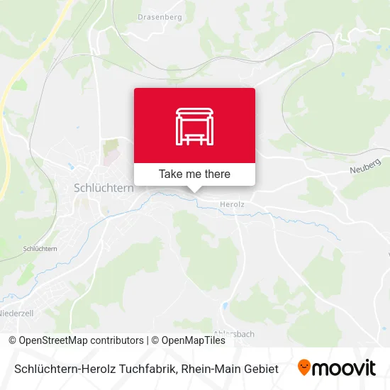 Карта Schlüchtern-Herolz Tuchfabrik