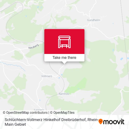 Schlüchtern-Vollmerz Hinkelhof Dreibrüderhof map