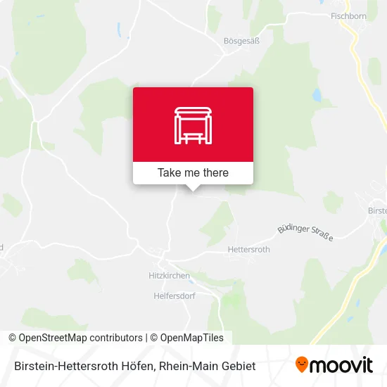 Карта Birstein-Hettersroth Höfen