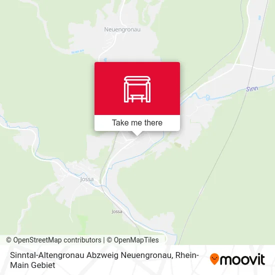 Карта Sinntal-Altengronau Abzweig Neuengronau