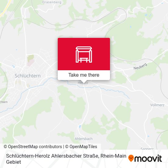 Schlüchtern-Herolz Ahlersbacher Straße map