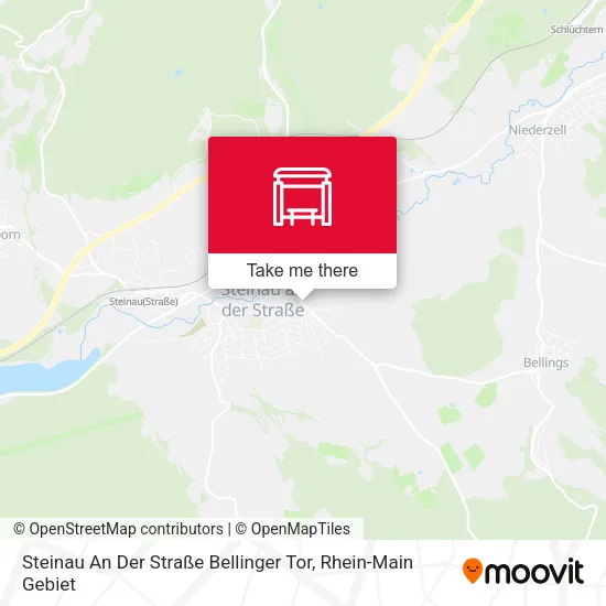 Карта Steinau An Der Straße Bellinger Tor