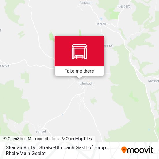 Карта Steinau An Der Straße-Ulmbach Gasthof Happ