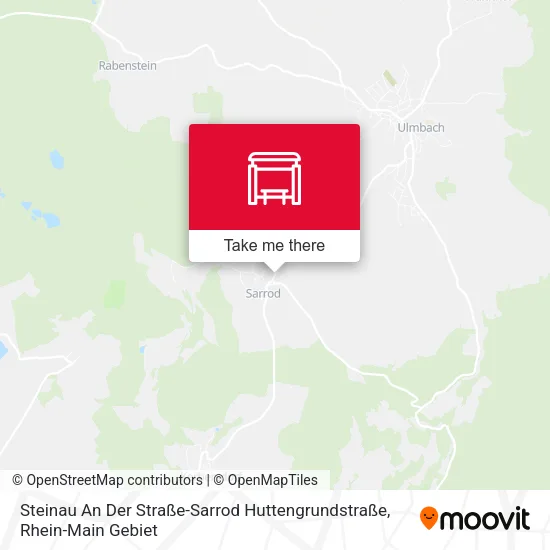 Карта Steinau An Der Straße-Sarrod Huttengrundstraße