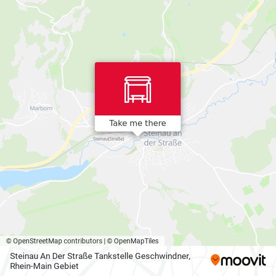 Steinau An Der Straße Tankstelle Geschwindner map