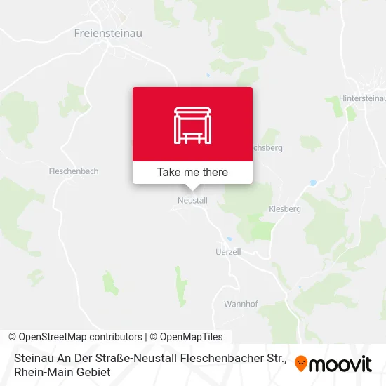 Карта Steinau An Der Straße-Neustall Fleschenbacher Str.