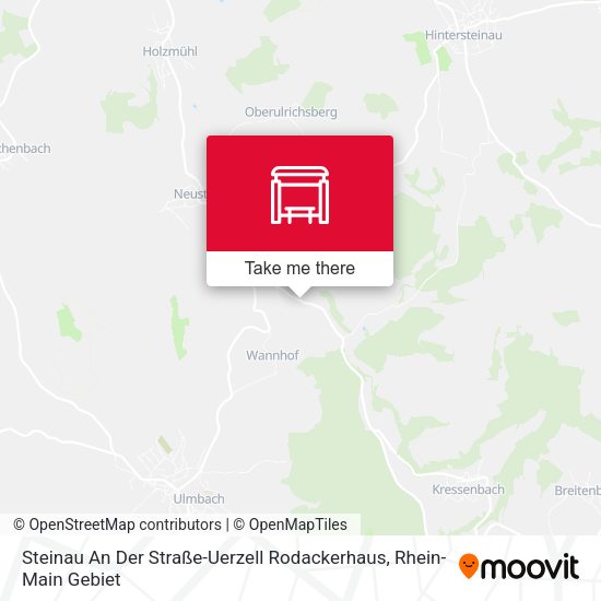 Карта Steinau An Der Straße-Uerzell Rodackerhaus