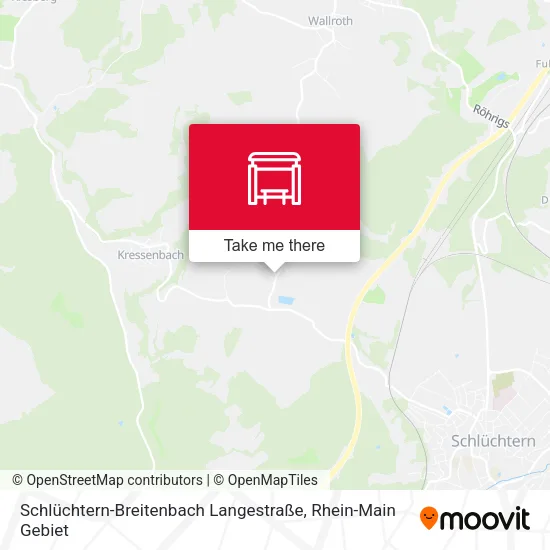Карта Schlüchtern-Breitenbach Langestraße