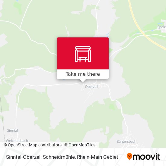 Sinntal-Oberzell Schneidmühle map