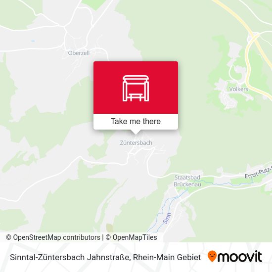 Sinntal-Züntersbach Jahnstraße map