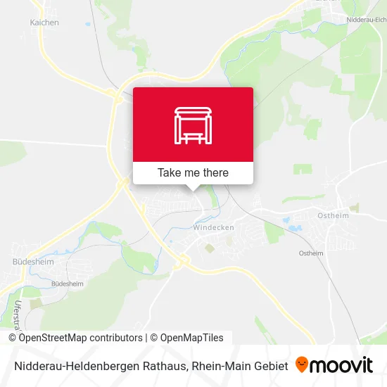 Карта Nidderau-Heldenbergen Rathaus