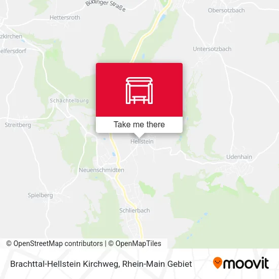 Карта Brachttal-Hellstein Kirchweg