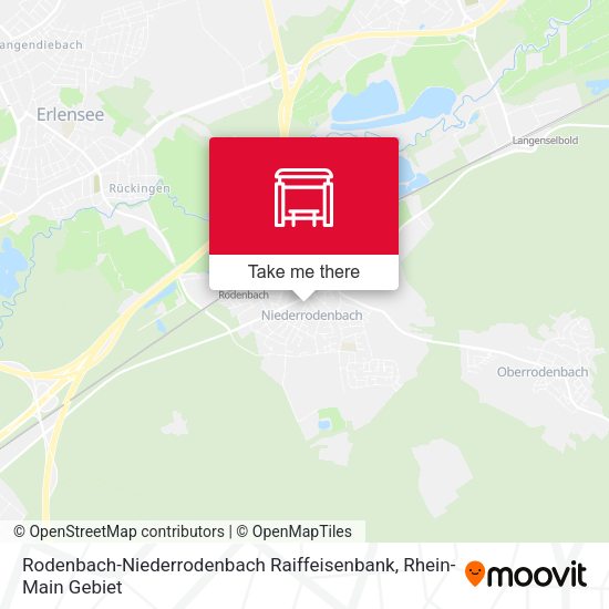 Rodenbach-Niederrodenbach Raiffeisenbank map
