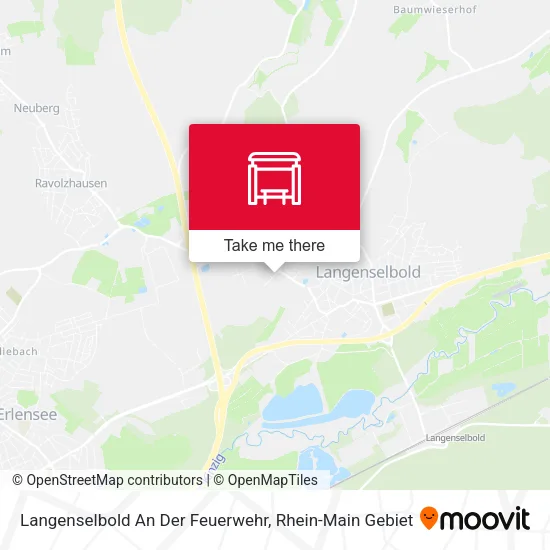 Карта Langenselbold An Der Feuerwehr