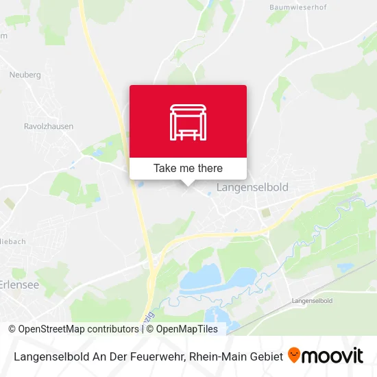 Карта Langenselbold An Der Feuerwehr