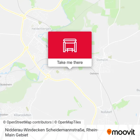 Карта Nidderau-Windecken Scheidemannstraße