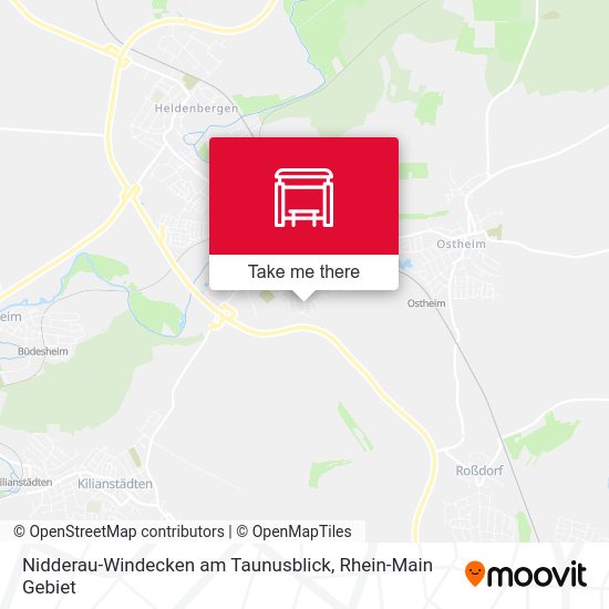 Nidderau-Windecken am Taunusblick map