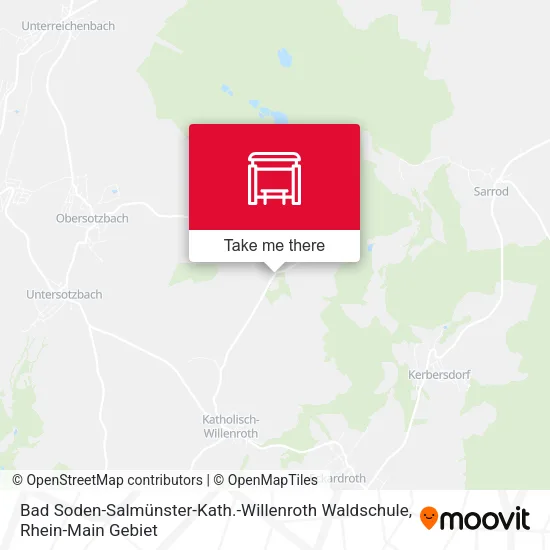 Карта Bad Soden-Salmünster-Kath.-Willenroth Waldschule
