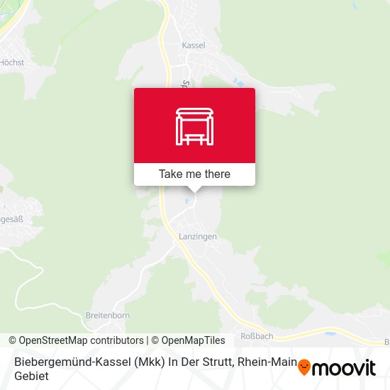 Biebergemünd-Kassel (Mkk) In Der Strutt map
