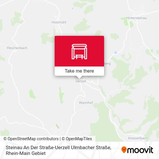 Steinau An Der Straße-Uerzell Ulmbacher Straße map