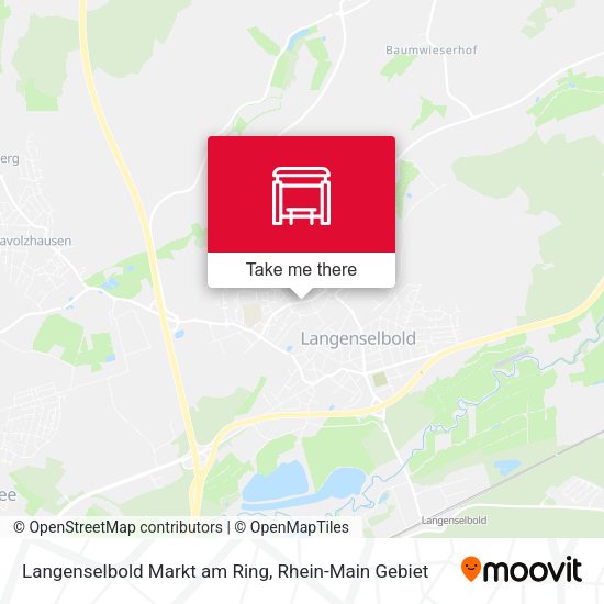 Карта Langenselbold Markt am Ring