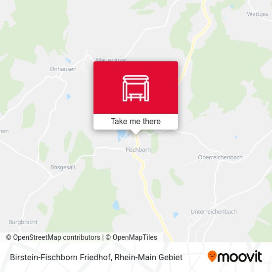 Birstein-Fischborn Friedhof map