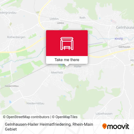 Карта Gelnhausen-Hailer Heimatfriedering