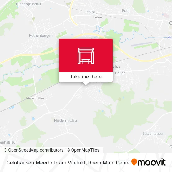 Карта Gelnhausen-Meerholz am Viadukt