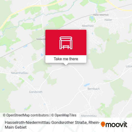 Hasselroth-Niedermittlau Gondsrother Straße map