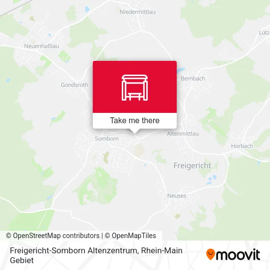 Карта Freigericht-Somborn Altenzentrum