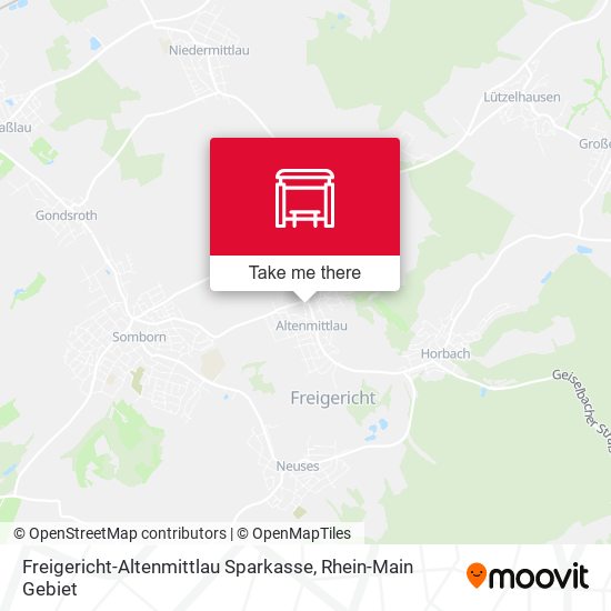 Freigericht-Altenmittlau Sparkasse map