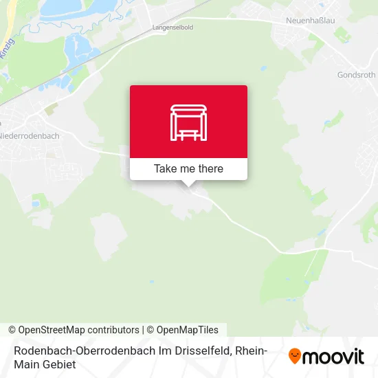 Карта Rodenbach-Oberrodenbach Im Drisselfeld