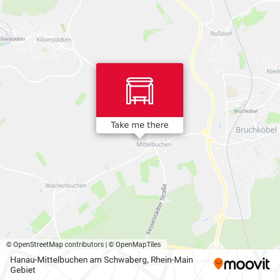 Hanau-Mittelbuchen am Schwaberg map