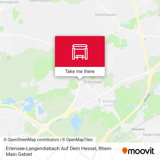 Карта Erlensee-Langendiebach Auf Dem Hessel