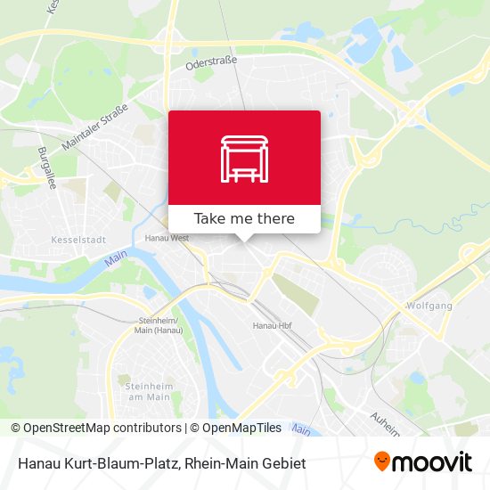 Hanau Kurt-Blaum-Platz map