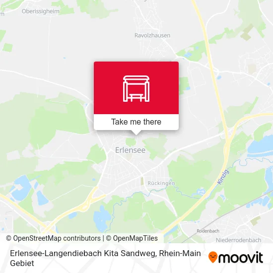 Карта Erlensee-Langendiebach Kita Sandweg
