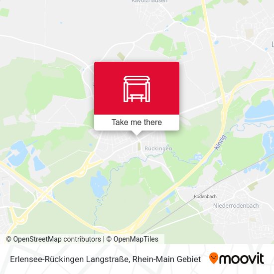 Карта Erlensee-Rückingen Langstraße