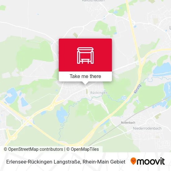 Карта Erlensee-Rückingen Langstraße