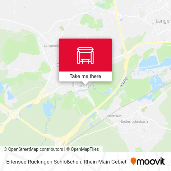 Карта Erlensee-Rückingen Schlößchen
