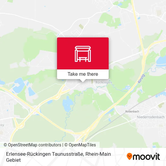 Карта Erlensee-Rückingen Taunusstraße