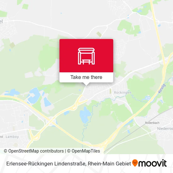 Карта Erlensee-Rückingen Lindenstraße