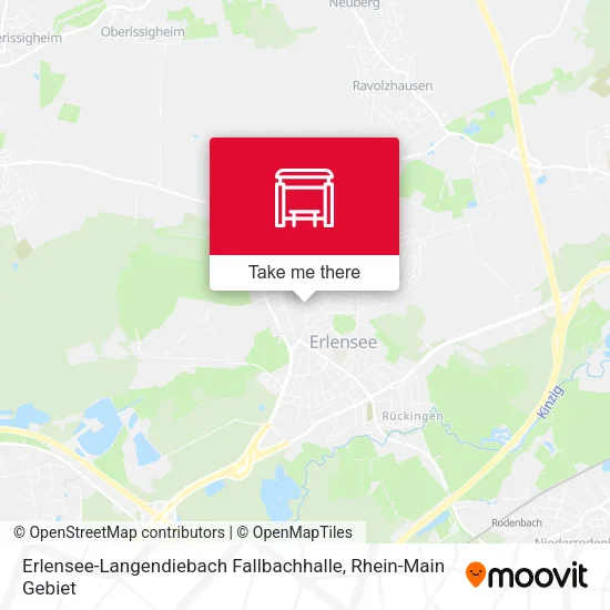 Карта Erlensee-Langendiebach Fallbachhalle