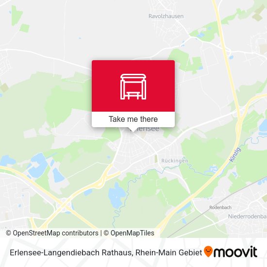 Erlensee-Langendiebach Rathaus map